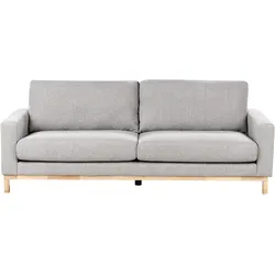 3-Sitzer Sofa grau / hellbraun SIGGARD