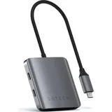 Satechi Aluminum 4 Port USB-C Hub space