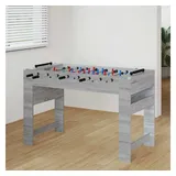 vidaXL Tischfußballtisch Graues Sonoma 125 x 60,5 x 80 cm