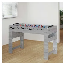 vidaXL Tischfußballtisch Graues Sonoma 125 x 60,5 x 80 cm