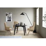 Polsterstuhl STRESSLESS "Laurel", beige (sand paloma, walnuss), B:58cm H:105cm T:60cm, Leder PALOMA: PALOMA ist ein durchgefärbtes Semianilin-Möbelleder mit natürlicher Narbung., Stühle, High Back mit Armlehne, Größe L, schräggestellte Beine in Walnuss