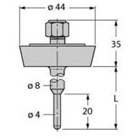 Turck THW-3-DN25K-A4-L050 9910455 1St.