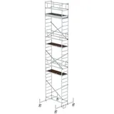 Günzburger Munk, Rollgerüst 0,75 x 1,80 m mit Fahrbalken Plattformhöhe 7,45 m - 154745