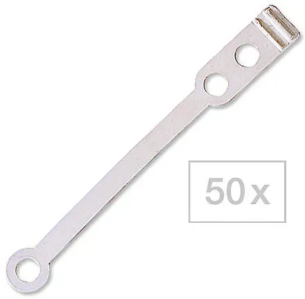 MyBrand Ersatzgummis flach Kurz, für Kurzwickler. 50 Stück pro Packung.