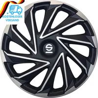 Sparco Radzierblenden Varese - 14-Zoll - Silber/Schwarz - Satz Mit 4 Stück