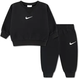 Nike Kinder Essential Fleece Crew Set, Black, 6/7 Jahre