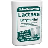 Lactase 5.000 FCC Mini Tabletten Dosierspender 120+30 Stk. - bei Laktoseintoleranz (Milchzucker-Unverträglichkeit)