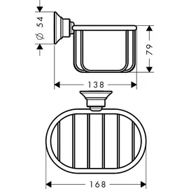 Hansgrohe Axor Montreux Seifenkorb, 42065830