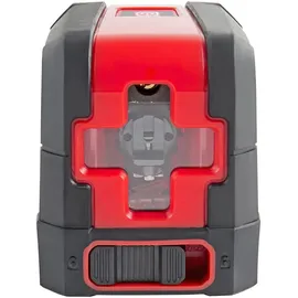 Stier Kreuzlinienlaser 2x120°, Projektion in 2D, automatische Selbstnivellierung, Umschaltbar horizontal/vertikal, magnetischer Wandhalterung, mit