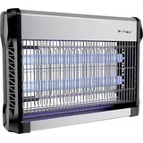 V-Tac VT-3220 11180 UV-Insektenfänger UV-Licht 20W (B x H) x T) 397 x 280 x 93.5mm Schwarz, Grau 1St.