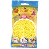 Hama Beutel mit Perlen 1000 St. pastell gelb