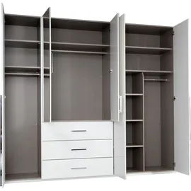 Rauch Drehtürenschrank Montclar 254 x 225 x 65 cm Weiß