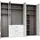 Rauch Drehtürenschrank Montclar 254 x 225 x 65 cm Weiß