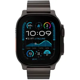 decoded Titanium Strap for Apple Watch Ultra 1&2 Titanium Black