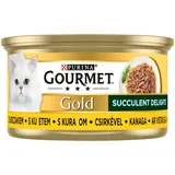 Gourmet Gold Katzenfutter Huhn 85g