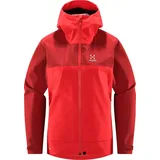 Haglöfs Front Proof Regenjacke Damen Poppy Red/Corrosion S