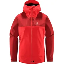 Haglöfs Front Proof Regenjacke Damen Poppy Red/Corrosion S