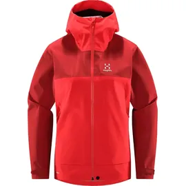 Haglöfs Front Proof Regenjacke Damen Poppy Red/Corrosion S