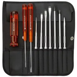 PB SWISS TOOLS Tools Wechselklingen-Set 10-teilig in Rolltasche