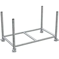 Schake Stapelpalette 1,3 m x 0,7 m x 0,7 m Feuerverzinkt