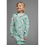Kidsworld Sweatkleid in mint-bedruckt | Gr.: 140/146