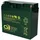 CSB CSB-EVX12170 Blei Akku 12V 17Ah AGM wartungsfrei M5 Flachpol