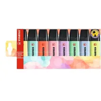 TonerPartner STABILO BOSS ORIGINAL Textmarker, 8er Pack, pastell, farbig