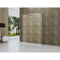 Alphabad VACANTE-SOLO 160x200cm freistehende Glas Duschwand Walkin Dusche Duschabtrennung