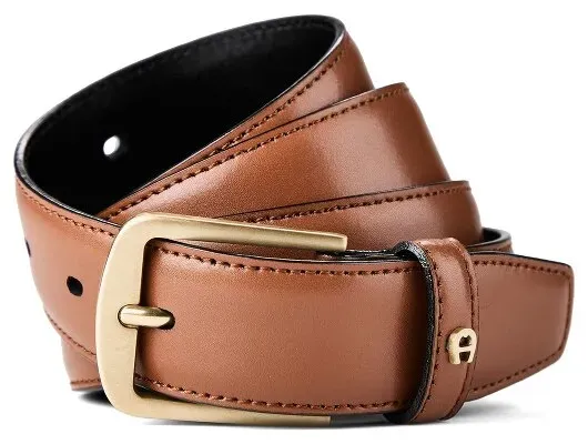 AIGNER Business Gürtel Leder 115 cm braun