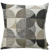 Homing Santorin 48 x 48 cm Beige/Schwarz