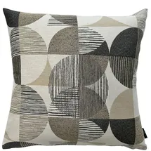 Homing Santorin 48 x 48 cm Beige/Schwarz