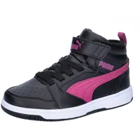 Puma Unisex Kinder Rebound V6 Mid WTR Ac+ Ps Sneaker, Puma Black Magenta Gleam Puma White, 31