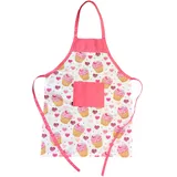 HOUSE ART LIFE Kinderschürze mit Tasche für Junge Mädche 5-10 Jahre zum Malen Kochen Backen Schürze für Kinder Baumwolle Bunt | Viele Farben