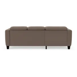 sit&more Ecksofa SIT & MORE "Belluci L-Form", grau (taupe), B:247cm H:85cm T:170cm, Sofas, Ecksofa, inklusive Federkern, wahlweise mit Bettfunktion und Bettkasten