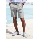 John Devin Chinoshorts regular-fit Shorts aus elastischer Baumwoll-Qualität grau 36
