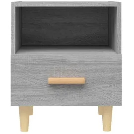 vidaXL Nachttisch Grau Sonoma 40x35x47 cm