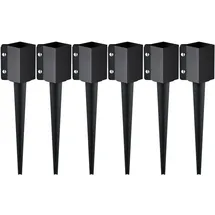 Vevor Erdspieß für Zaunpfosten 113 x 610 mm Schwarz