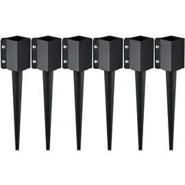 Vevor Erdspieß für Zaunpfosten 113 x 610 mm Schwarz