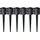 Vevor Erdspieß für Zaunpfosten 113 x 610 mm Schwarz