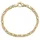 FIRETTI Königskette Armband goldfarben 925er Silber 19