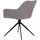 Mendler 6er-Set Esszimmerstuhl HWC-O47 Stoff/Textil hellgrau