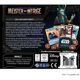 fantasyflightgames Meister der Intrige Pre Release Box
