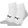 Puma Cushioned Quarter Socken 2er Pack Weiß 35-38