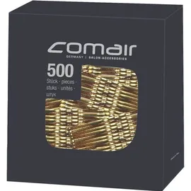 Comair Haarklemmen gewellt 500 Stück 59 mm Gold