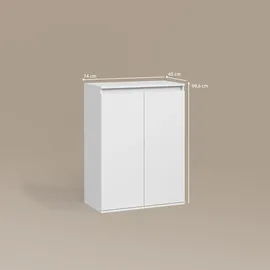 livinity® Garda 74 x 99,6 x 40 cm Weiß