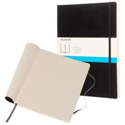 MOLESKINE Notizbuch Classic Collection flexibler Einband Punktraster 192 Seiten schwarz
