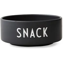 Design Letters - Snack Schale, schwarz / weiß