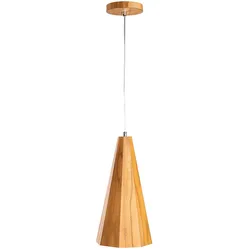 Angular Pendelleuchte Teakholz natur Accord Lighting