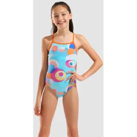 Arena Leisure Badeanzug Blau/Orange 152
