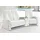 exxpo - sofa fashion Couch Kunstleder 3-Sitzer Weiß
